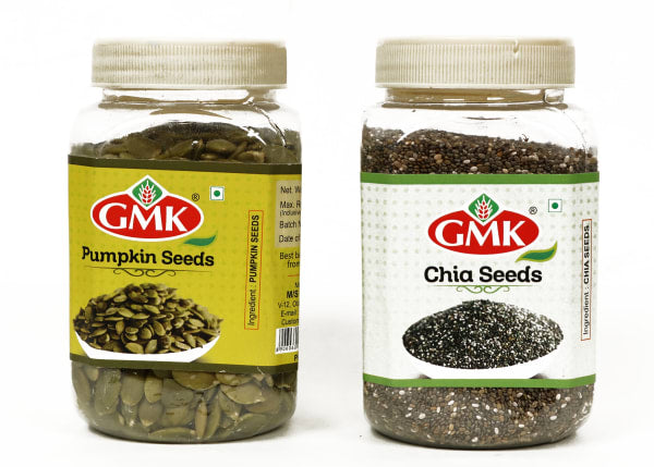 Combo of Chia Seeds & Pumpkin Seeds (200 g Each)