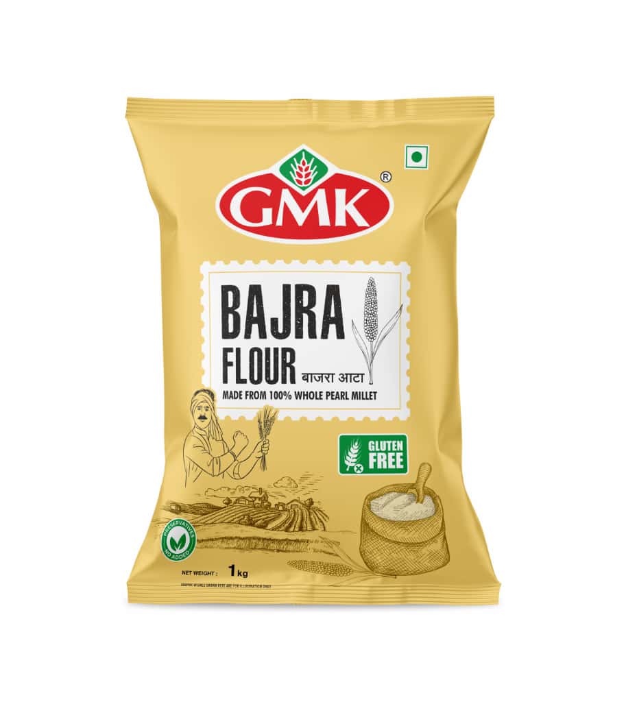 GMK Bajra Flour (Pearl Millet Flour) – 1kg | Gluten Free | 100% Natural
