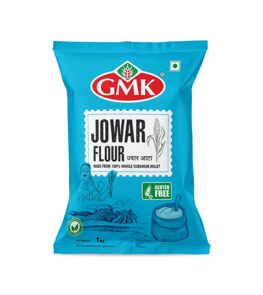 GMK Jowar Flour (Sorghum Flour) – 1kg | Gluten Free | High Fiber Millet Flour
